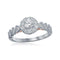14kt Two-tone White Rose Gold Women's Round Diamond Solitaire Bellina Bridal Wedding Engagement Ring 3/4 Cttw - FREE Shipping (US/CAN)-Gold & Diamond Engagement & Anniversary Rings-5-JadeMoghul Inc.