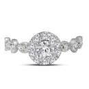 14kt Two-tone White Rose Gold Women's Round Diamond Solitaire Bellina Bridal Wedding Engagement Ring 3/4 Cttw - FREE Shipping (US/CAN)-Wedding Jewelry-6-JadeMoghul Inc.