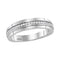 14kt White Gold His & Hers Diamond Soleil Cluster Matching Bridal Wedding Ring Band Set 5/8 Cttw - FREE Shipping (US/CAN)-Gold & Diamond Trio Sets-5-JadeMoghul Inc.