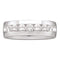 14kt White Gold Men's Round Channel-set Diamond Wedding Band Ring 1-1/2 Cttw - FREE Shipping (US/CAN)-Gold & Diamond Wedding Jewelry-8-JadeMoghul Inc.