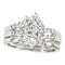 14kt White Gold Women's Marquise Diamond Bridal Wedding Engagement Ring Band Set 1/2 Cttw - FREE Shipping (US/CAN)-Gold & Diamond Wedding Ring Sets-5-JadeMoghul Inc.