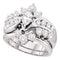 14kt White Gold Women's Marquise Diamond Bridal Wedding Engagement Ring Band Set 2.00 Cttw - FREE Shipping (US/CAN)-Gold & Diamond Wedding Ring Sets-5-JadeMoghul Inc.