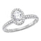 14kt White Gold Womens Oval Diamond Solitaire Bridal Wedding Engagement Ring 1-5-8 Cttw-Gold & Diamond Engagement & Anniversary Rings-JadeMoghul Inc.