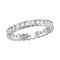 14kt White Gold Women's Round Channel-set Diamond Eternity Wedding Band 1.00 Cttw - FREE Shipping (US/CAN)-Gold & Diamond Wedding Jewelry-JadeMoghul Inc.