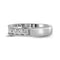 14kt White Gold Women's Round Channel-set Diamond Single Row Wedding Band 1.00 Cttw - FREE Shipping (US/CAN)-Gold & Diamond Wedding Jewelry-5-JadeMoghul Inc.