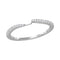 14kt White Gold Women's Round Diamond 2-stone Wedding Anniversary Band 1/10 Cttw - FREE Shipping (US/CAN)-Gold & Diamond Wedding Jewelry-6.5-JadeMoghul Inc.