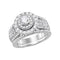 14kt White Gold Womens Round Diamond Bridal Wedding Engagement Ring Band Set 2.00 Cttw - FREE Shipping (US/CAN)-Gold & Diamond Wedding Ring Sets-5-JadeMoghul Inc.