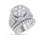 14kt White Gold Women's Round Diamond Bridal Wedding Engagement Ring Band Set 4-7/8 Cttw - FREE Shipping (US/CAN)-Wedding Jewelry-5-JadeMoghul Inc.