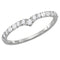 14kt White Gold Women's Round Diamond Chevron Stackable Band Ring 1/4 Cttw - FREE Shipping (US/CAN)-Rings And Bands-5-JadeMoghul Inc.
