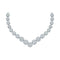 14kt White Gold Women's Round Diamond Cluster V-Shape Luxury Necklace 5.00 Cttw - FREE Shipping (US/CAN)-Gold & Diamond Pendants & Necklaces-JadeMoghul Inc.