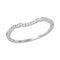 14kt White Gold Women's Round Diamond Contoured Slender Wedding Enhancer Band 1-10 Cttw - FREE Shipping (US/CAN)-Gold & Diamond Wedding Jewelry-JadeMoghul Inc.