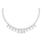 14kt White Gold Women's Round Diamond High-end Cluster Necklace 2.00 Cttw - FREE Shipping (US/CAN)-Gold & Diamond Pendants & Necklaces-JadeMoghul Inc.