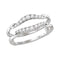 14kt White Gold Women's Round Diamond Ring Guard Wrap Solitaire Enhancer 1/3 Cttw - FREE Shipping (US/CAN)-Gold & Diamond Wedding Jewelry-5-JadeMoghul Inc.