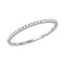 14kt White Gold Women's Round Diamond Slender Stackable Band Ring 1-8 Cttw - FREE Shipping (US/CAN)-Gold & Diamond Rings-JadeMoghul Inc.