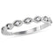 14kt White Gold Women's Round Diamond Stackable Band Ring 1-10 Cttw - FREE Shipping (US/CAN)-Gold & Diamond Rings-JadeMoghul Inc.
