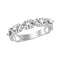 14kt White Gold Women's Round Diamond Twist Stackable Band Ring 1-3 Cttw - FREE Shipping (US/CAN)-Gold & Diamond Rings-JadeMoghul Inc.