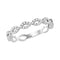 14kt White Gold Women's Round Diamond Twist Stackable Band Ring 1-5 Cttw - FREE Shipping (US/CAN)-Gold & Diamond Rings-JadeMoghul Inc.