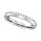 14kt White Gold Women's Round Diamond Wedding Band Ring 1/5 Cttw - FREE Shipping (US/CAN)-Gold & Diamond Wedding Jewelry-5-JadeMoghul Inc.