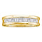 14kt Yellow Gold Men's Round Baguette Diamond Wedding Band Ring 1.00 Cttw - FREE Shipping (US/CAN)-Gold & Diamond Wedding Jewelry-8-JadeMoghul Inc.