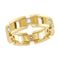 14kt Yellow Gold Men's Round Diamond Link Chain Wedding Band Ring 1-2 Cttw - FREE Shipping (US/CAN)-Gold & Diamond Wedding Jewelry-JadeMoghul Inc.