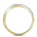 14kt Yellow Gold Women's Diamond EGL Round Bridal Wedding Engagement Ring Band Set 1.00 Cttw - FREE Shipping (US/CAN)-Gold & Diamond Wedding Ring Sets-5-JadeMoghul Inc.