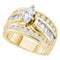 14kt Yellow Gold Women's Marquise Diamond Solitaire Bridal Wedding Engagement Ring 2.00 Cttw - FREE Shipping (USA/CAN) (Certified)-Gold & Diamond Engagement & Anniversary Rings-5-JadeMoghul Inc.