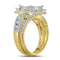 14kt Yellow Gold Women's Princess Diamond Bridal Wedding Engagement Ring Band Set 2.00 Cttw - FREE Shipping (US/CAN)-Gold & Diamond Wedding Ring Sets-JadeMoghul Inc.