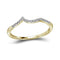 14kt Yellow Gold Womens Round Diamond Contoured Enhancer Wedding Band 1-20 Cttw-Gold & Diamond Wedding Jewelry-JadeMoghul Inc.