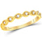 14kt Yellow Gold Womens Round Diamond Contoured Stackable Band Ring 1-10 Cttw-Gold & Diamond Rings-JadeMoghul Inc.