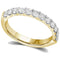 14kt Yellow Gold Women's Round Diamond Single Row Wedding Band 1-2 Cttw - FREE Shipping (US/CAN)-Gold & Diamond Wedding Jewelry-JadeMoghul Inc.