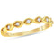 14kt Yellow Gold Women's Round Diamond Stackable Band Ring 1-10 Cttw - FREE Shipping (US/CAN)-Gold & Diamond Rings-JadeMoghul Inc.