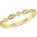 14kt Yellow Gold Women's Round Diamond Stackable Band Ring 1-10 Cttw - FREE Shipping (US/CAN)-Rings And Bands-JadeMoghul Inc.