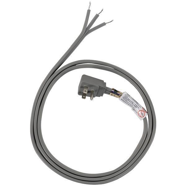 15-Amp 90deg -Angle Plug Head Power Supply Cord, 4ft-Appliance Cords & Receptacles-JadeMoghul Inc.