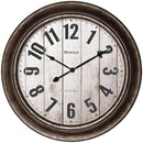 15.5" Wall Clock with Antique Bronze Finish-Household Equipment & Accessories-JadeMoghul Inc.