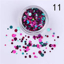 1.5g Holographic Silver Gold Nail Flakies Mixed Size Round Nail Sequins Glitter Paillette Flakes Nail Art Decorations-37147-11-JadeMoghul Inc.