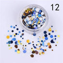 1.5g Holographic Silver Gold Nail Flakies Mixed Size Round Nail Sequins Glitter Paillette Flakes Nail Art Decorations-37147-12-JadeMoghul Inc.