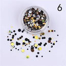 1.5g Holographic Silver Gold Nail Flakies Mixed Size Round Nail Sequins Glitter Paillette Flakes Nail Art Decorations-37147-6-JadeMoghul Inc.