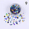 1.5g Holographic Silver Gold Nail Flakies Mixed Size Round Nail Sequins Glitter Paillette Flakes Nail Art Decorations-37147-9-JadeMoghul Inc.
