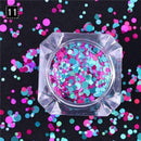 1.5g Holographic Silver Gold Nail Flakies Mixed Size Round Nail Sequins Glitter Paillette Flakes Nail Art Decorations-39946-7-JadeMoghul Inc.