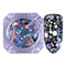 1.5g Holographic Silver Gold Nail Flakies Mixed Size Round Nail Sequins Glitter Paillette Flakes Nail Art Decorations-Holographic-JadeMoghul Inc.