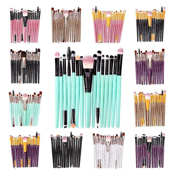 15PCs Makeup Brush Set Cosmetict Makeup For Face Make Up Tools Women Beauty  Professional Foundation Blush Eyeshadow Consealer AExp