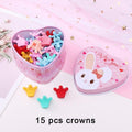 15pcs/Set Girls Cute Colorful Cartoon Small Hair Claws Lovely Children Gifts Hair Clips Headband Kids Fashion Hair Accessories AExp