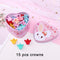 15pcs/Set Girls Cute Colorful Cartoon Small Hair Claws Lovely Children Gifts Hair Clips Headband Kids Fashion Hair Accessories AExp