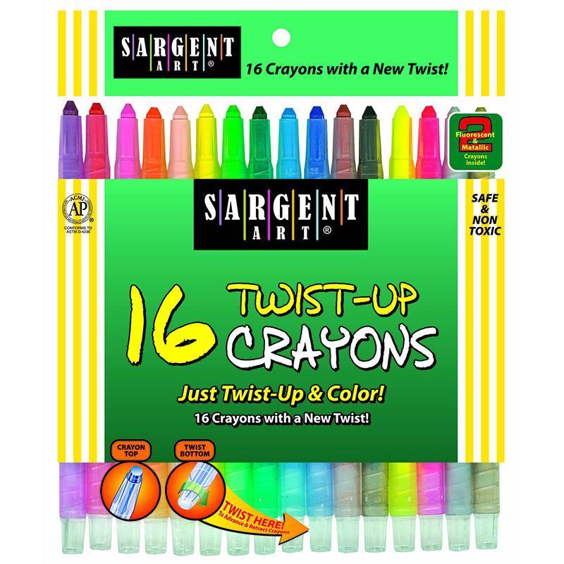 16 CT TWIST UP CRAYON-Arts & Crafts-JadeMoghul Inc.