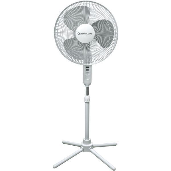 16" Oscillating Pedestal Quad Pod Fan-Home Appliance-JadeMoghul Inc.