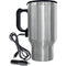 16-Ounce Stainless Steel Heated Travel Mug with 12-Volt Car Adapter-Storage Containers & Accessories-JadeMoghul Inc.