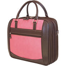16" PC/17" MacBook(R) ScanFast(TM) Element Briefcase (Pink Suede)-Cases, Covers & Sleeves-JadeMoghul Inc.