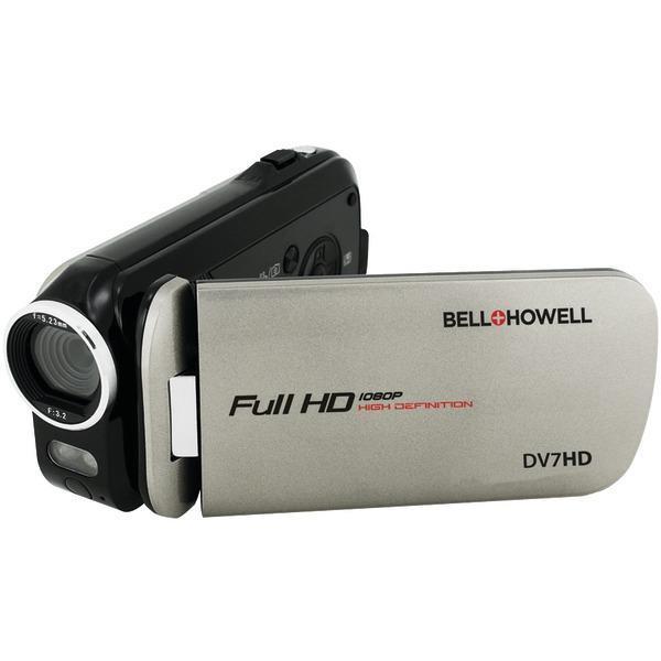 16.0-Megapixel Slice II DV7HD Ultraslim 1080p HD Camcorder (Gray)-Cameras & Camcorders-JadeMoghul Inc.