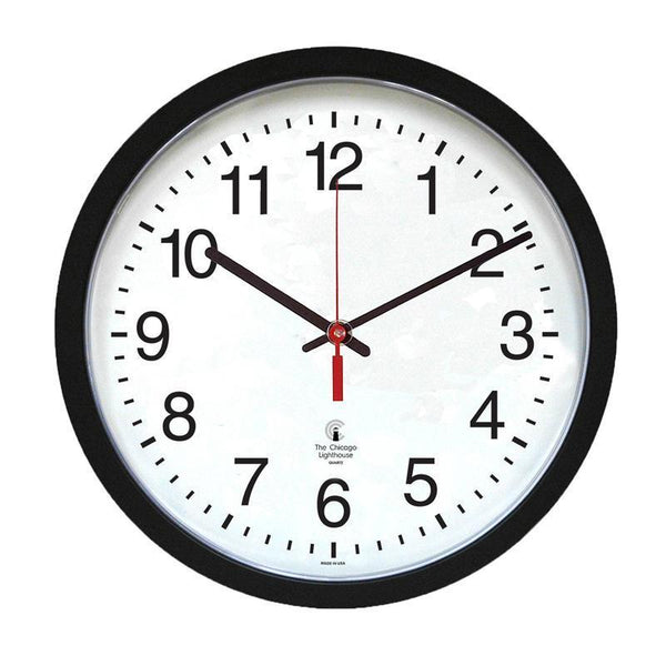 16.5IN BLK CONTEM CLOCK 14.5IN DIAL-Learning Materials-JadeMoghul Inc.