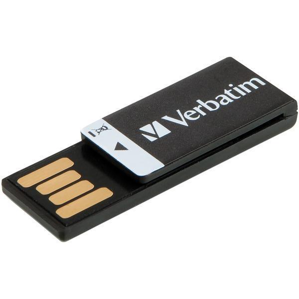 16GB Clip It USB Drive (Black)-Flash Drives-JadeMoghul Inc.